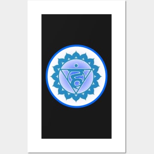 Speak your truth Throat Chakra- Blue Posters and Art